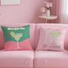 beverage theme Margarita Cocktail Cushion Cover Soft & Easy-Wash Pillow Case – Versatile for Couch, Bed, Travel and Office