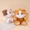13cm Mini Cute Pet Cat Plush Toy Ragdoll Cat Striped Cat Siamese Kitten Doll Accompanying Animal Doll Kid Birthday Gift