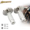 2Pcs Motorcycle Handlebar Grips End Cap Anti-Collision Plug Motorbike Stainless Steel Accessories For Honda Yamaha