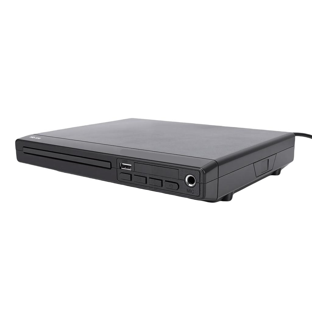 DVD Player HD Multimedia Interface 1080P Small Home Stereo CD Player for TV with USB 6.5mm MP3 Playback Remote Control