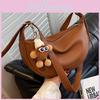 2024 New Arrival Vintage Pure Color Dumpling Bag Autumn Crossbody Bag