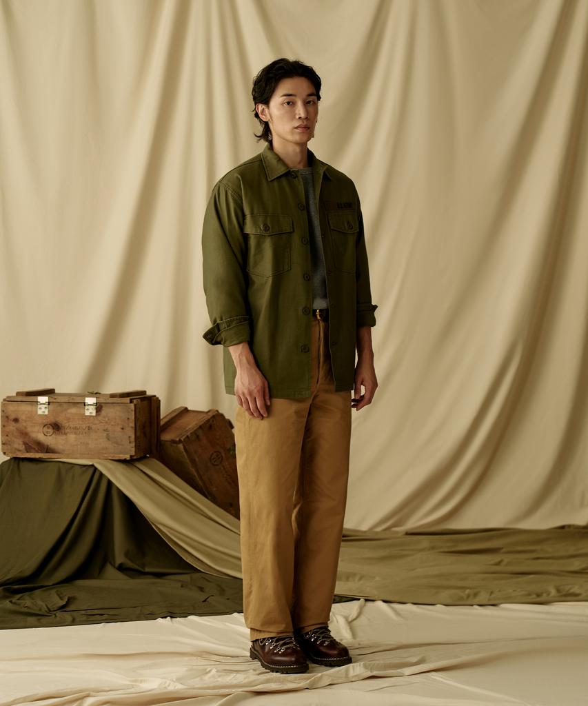 Bronson Vietnam War Us Army Og-107 Fatigue Utility Shirt
