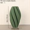 Minimalist modern style wave texture colorful vase Nordic style home soft decoration floral arrangement