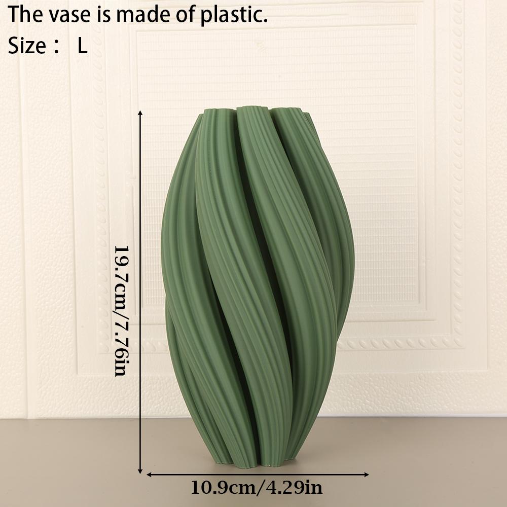 

Minimalist modern style wave texture colorful vase Nordic style home soft decoration floral arrangement