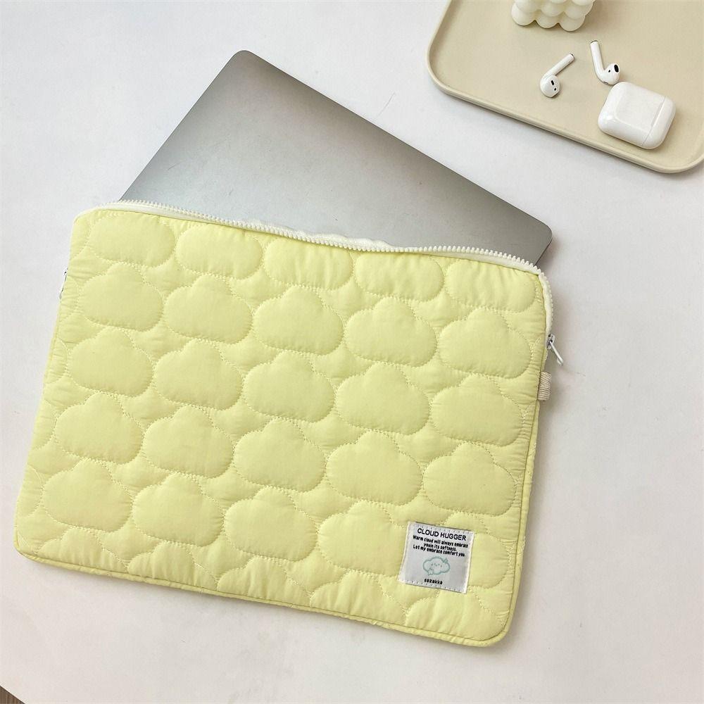 Korean Style Laptop Sleeve Padded Tablet Protective Case Soft Laptop Bag Notebook Storage