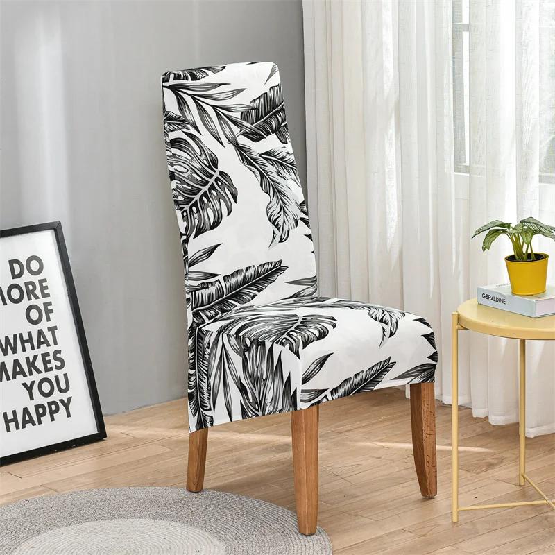 

Pastoral Style Long Back Chair Cover Xl Size High Back Chair Covers King Back Chair Slipcovers Nordic For Kitchen El Banquet 1 Pc