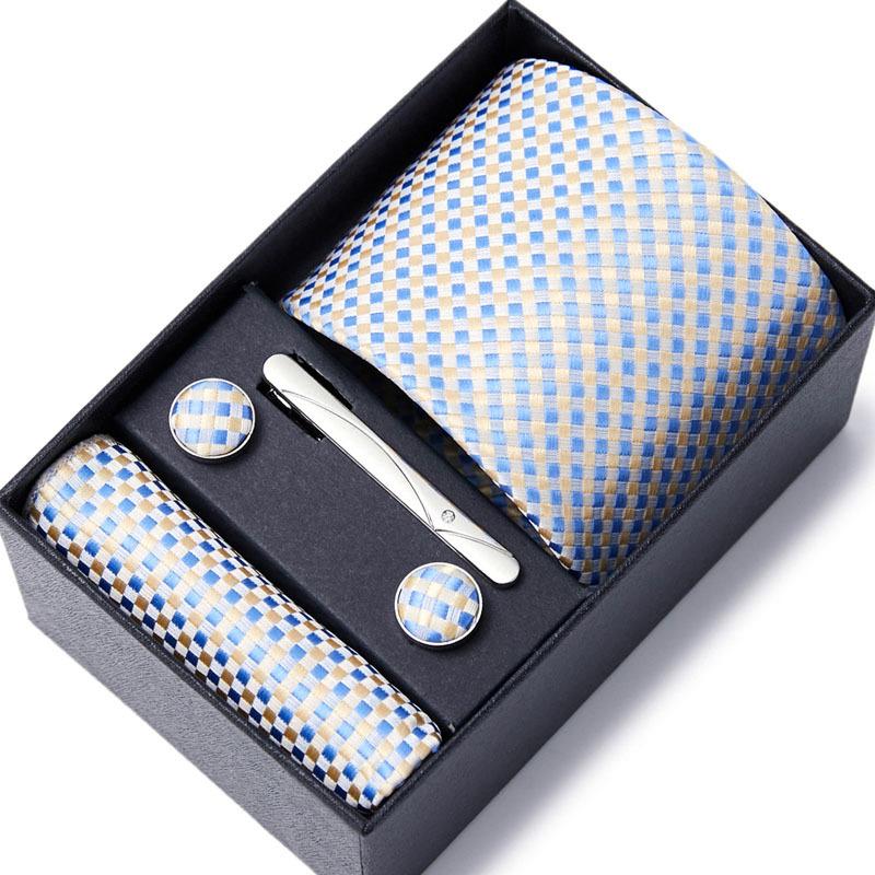 Nouvelle Cravate pour Homme Six Pièces Affaires Mariage Cravate pour Homme