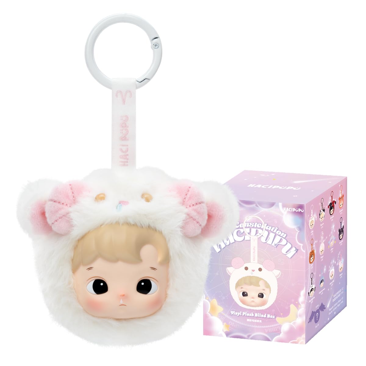 

POP MART HACIPUPU The Constellation Series Мягкая игрушка [1 шт.] Pop Mart Gachapon Blind Box Фигурка Пластиковая модель Премиум игрушка Мягкий винил Оригинал