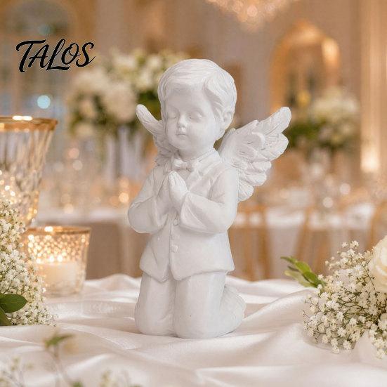 Talos Vintage Roman Column Candle Holder, Greek Resin Statue, Mini Pillar Candlestick Stand for Dinner Wedding Centerpiece