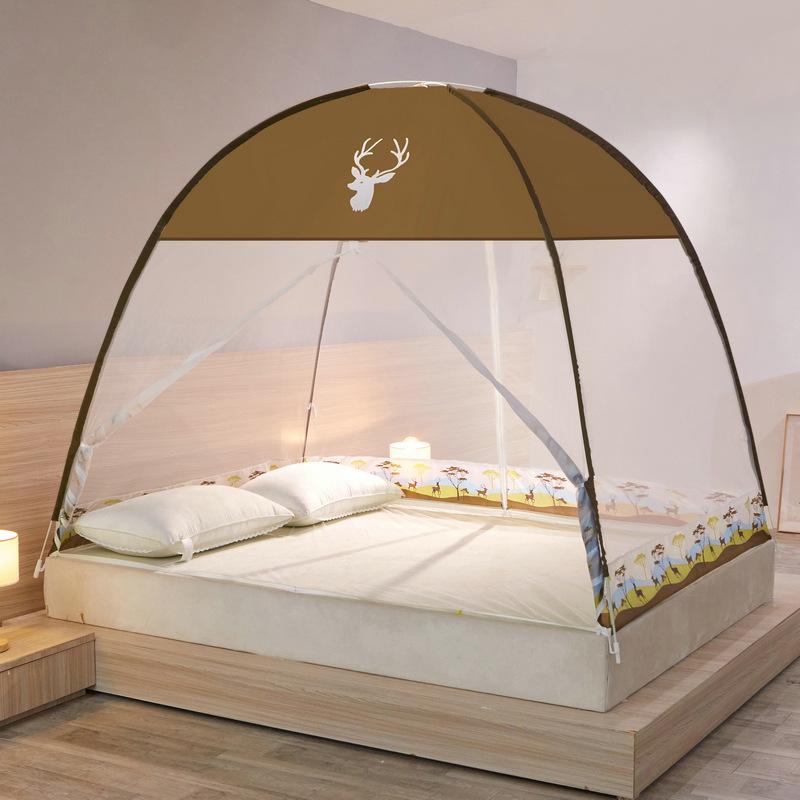 Installation-free Yurt Mosquito Net Home Encryption Single Student Dormitory Double Bed Baby Foldable Mosquito Net