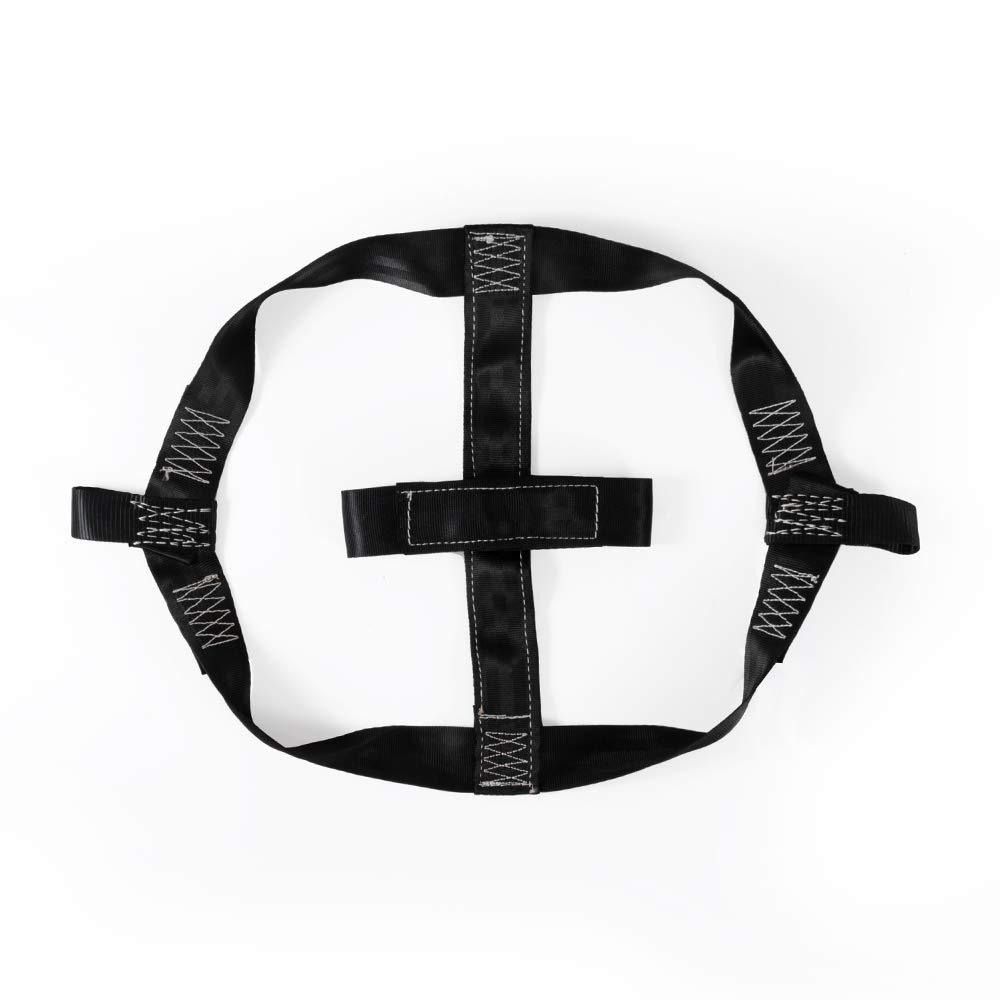 Heavy Duty Wheel Securing Strap Foldable Motorcycle Tie Down Strap Tow Truck Use