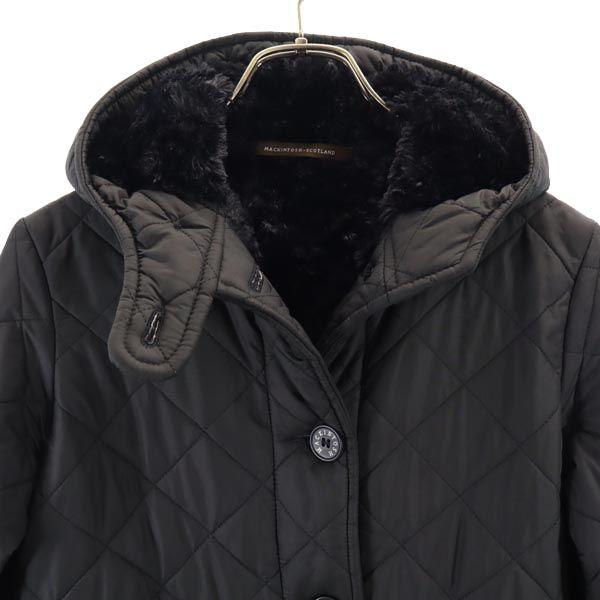 Mackintosh British Boa Jachetă matlasată 36 negru Femei Folosit