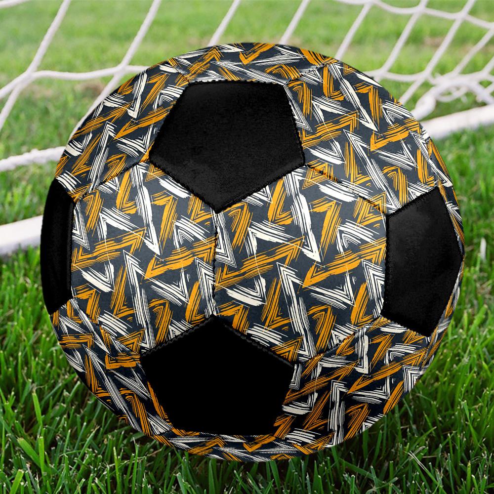 1pc Abstract Zigzag Durable Soccer Ball/Football, Size 5, Perfect for Training, Entertainment And Competition,Gift yy26060652