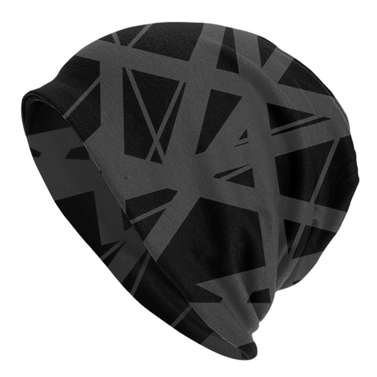 

EVH Authentic Stripes Design Unisex Adult Beanies Caps Knitted Bonnet Hat Warm Hip Hop Autumn Winter Outdoor Skullies Hats One Size