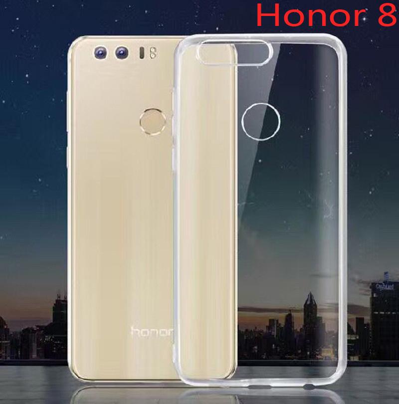

Huawei Honor 8 Ультратонкий прозрачный чехол из ТПУ для Huawei Honor 8 Honor8 мягкая кристаллическая задняя крышка защита кожи Силиконовый чехол