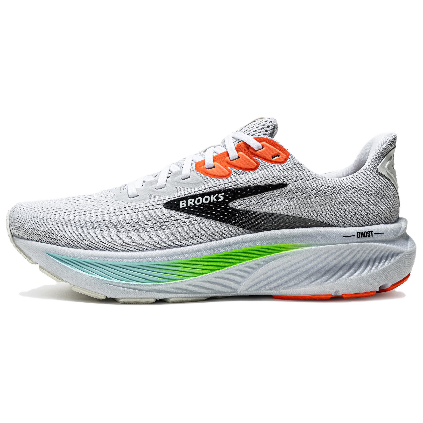 Brooks Ghost 17 Balts Rozā Māls