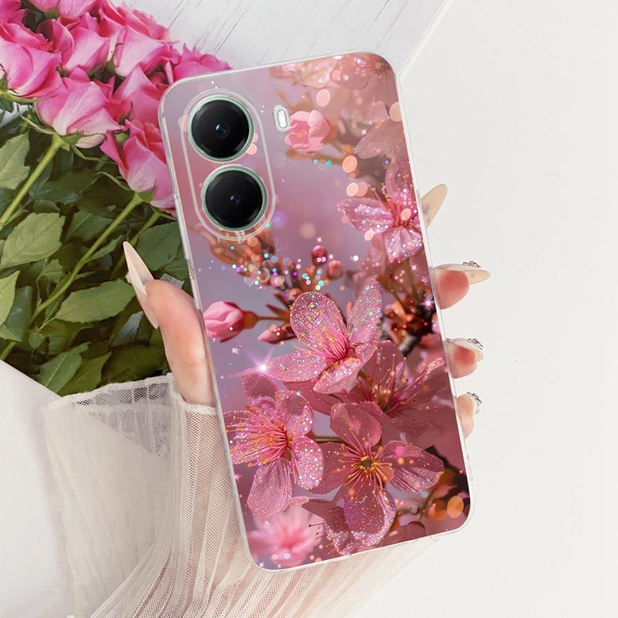 Case For Xiaomi Poco X7 Pro Cover X 7Pro Transparent Butterfly Painting Soft Back Cases For Xiaomi PocoX7 X 7 Pro 5G Clear Capa