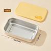 Portable Lunch Box Outdoor Picnic 1/2 Grids Large Capacity Fruit Salad Food Storage Container 304 Stainless Steel Bento Box
