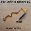 For Infinix Smart 10 ID Home Button Fingerprint Menu Return Key Recognition Scanner Sensor Flex Cable X6725