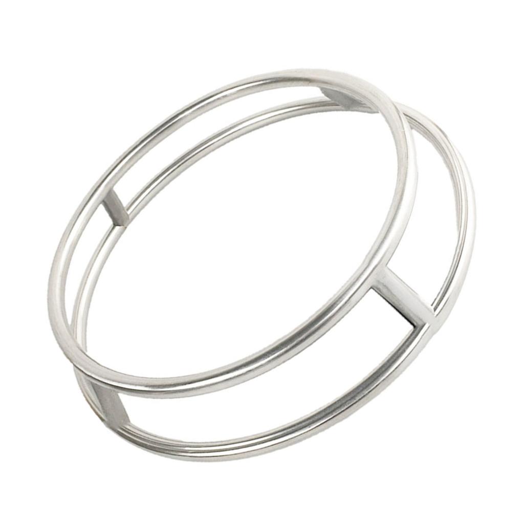 Edelstahl Topfgestell Verdicktes Doppelschicht Hitzebeständiges Rundes Metall Pfannenhaltergestell für Töpfe Schüsseln Geschirr