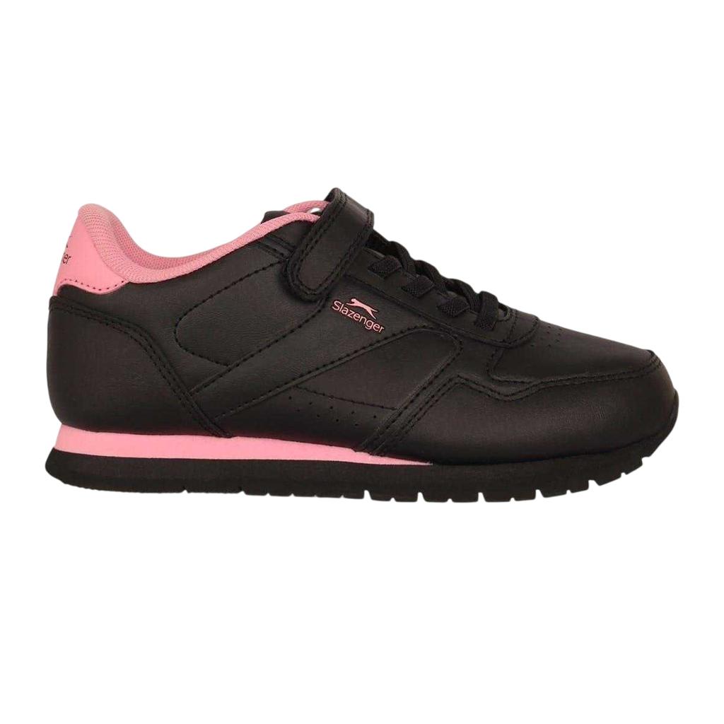 Slazenger Childrens/Kids Classic Coated Leather Touch Fastening Trainers