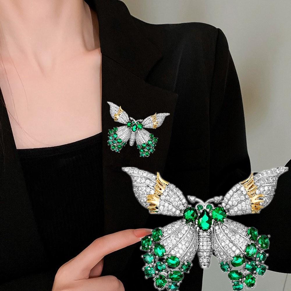 Senior Brooches Flower Leaf Brooch Pins for Women Suit Pendant  Fashion Brooches Jewelry