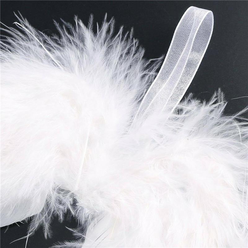 Feather Wing Decor Exquisite Lovely Chic Angel Christmas Tree Decoration Hanging Ornament Home/Party/Wedding/Propose Ornaments