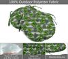 Vargottam Indoor Outdoor Round Bistro Chair Cushions Block Print 15-Inch Bistro Chair Pads Waterproof Seat Chair Cushion For Home