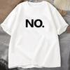 No Funny T-Shirt Summer Women's Tracksuit Round-neck Short-sleeved Tops Casual Sportswear Vintage