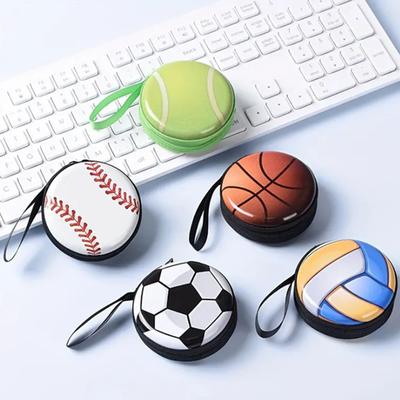 Creative Ball Pattern Coin Purse for  Small Gift Fashion Change Purses Mini Wallets Zipper Storage Box