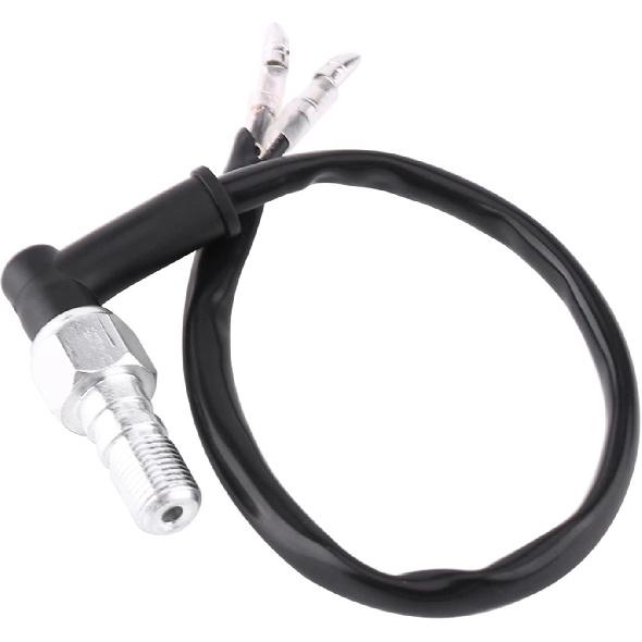 Motorcycle Brake Light Switch, Universal Motorcycle Rear Set Hydraulic Brake Light Switch with Washers M10x1.25 M10x1 (M10x1.25)