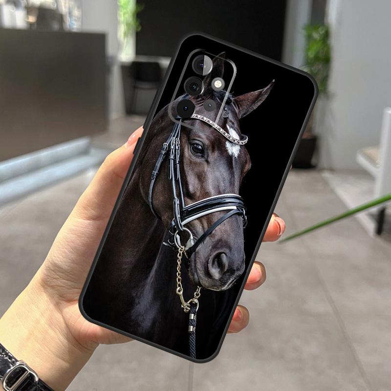 Domineering Cool Horse Case For Samsung Galaxy A73 A53 A33 A13 A12 A32 A51 A71 A14 A34 A54 A50 A70 A52 A72 Cover
