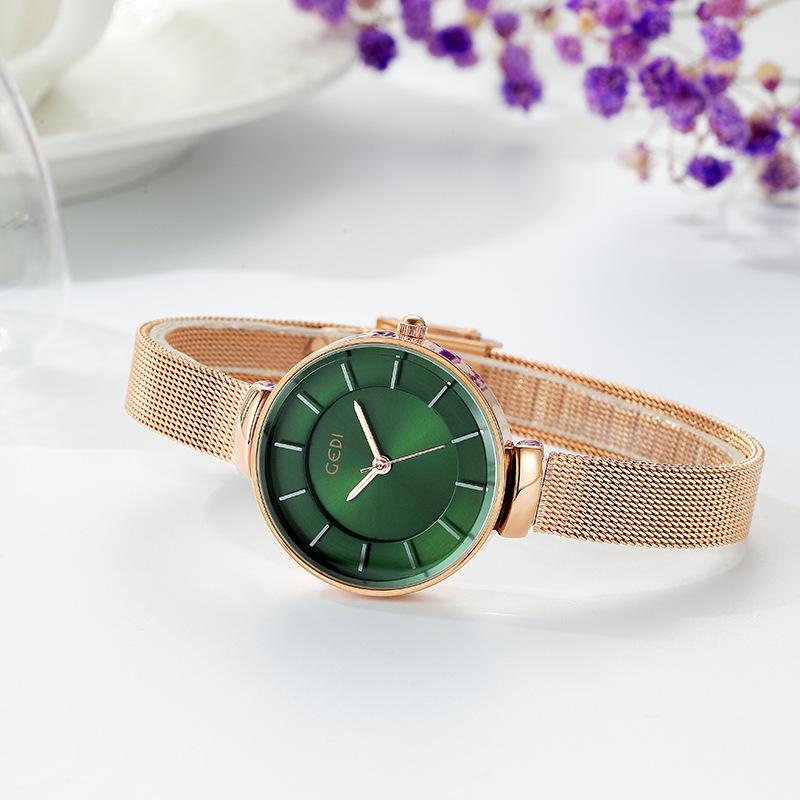 Damen Mode Wind Uhr Mittelschüler Minimalistisch Prüfungsuhr