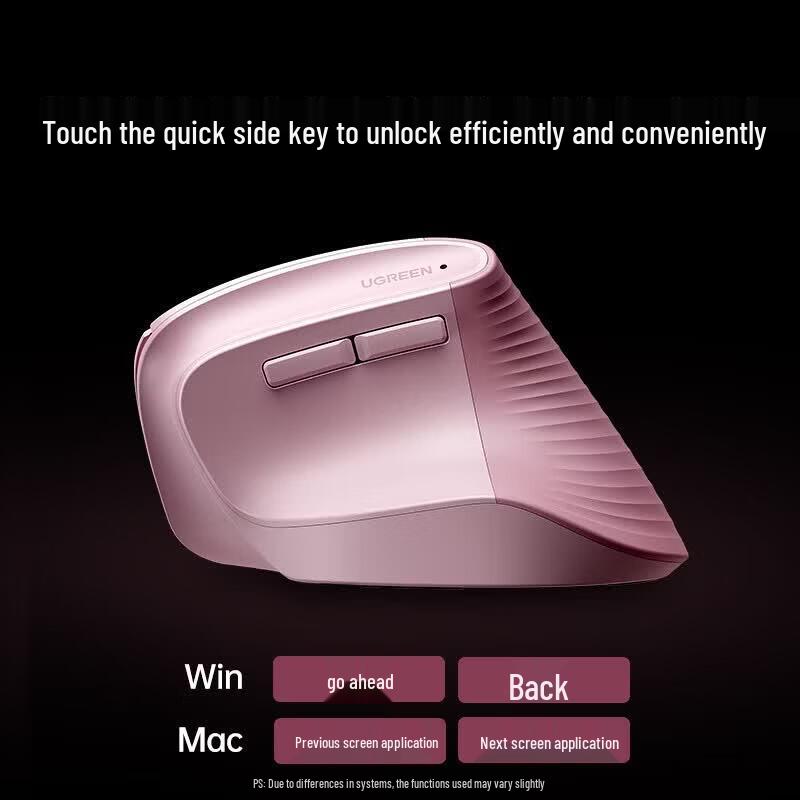 UGREEN Ergonomic Vertical Wireless Bluetooth Mouse
