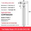 CNC T-Slot Milling Cutter with HTS Three-Sided Blade, Shank Thickness: 6, 8, 10, 12 Mm