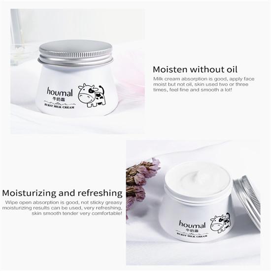 Mleczny Krem Nawilżający Przeciwzmarszczkowy Wybielający Przeciwstarzeniowy Odżywczy Skóra Sucha Uroda Pielęgnacja Twarzy
