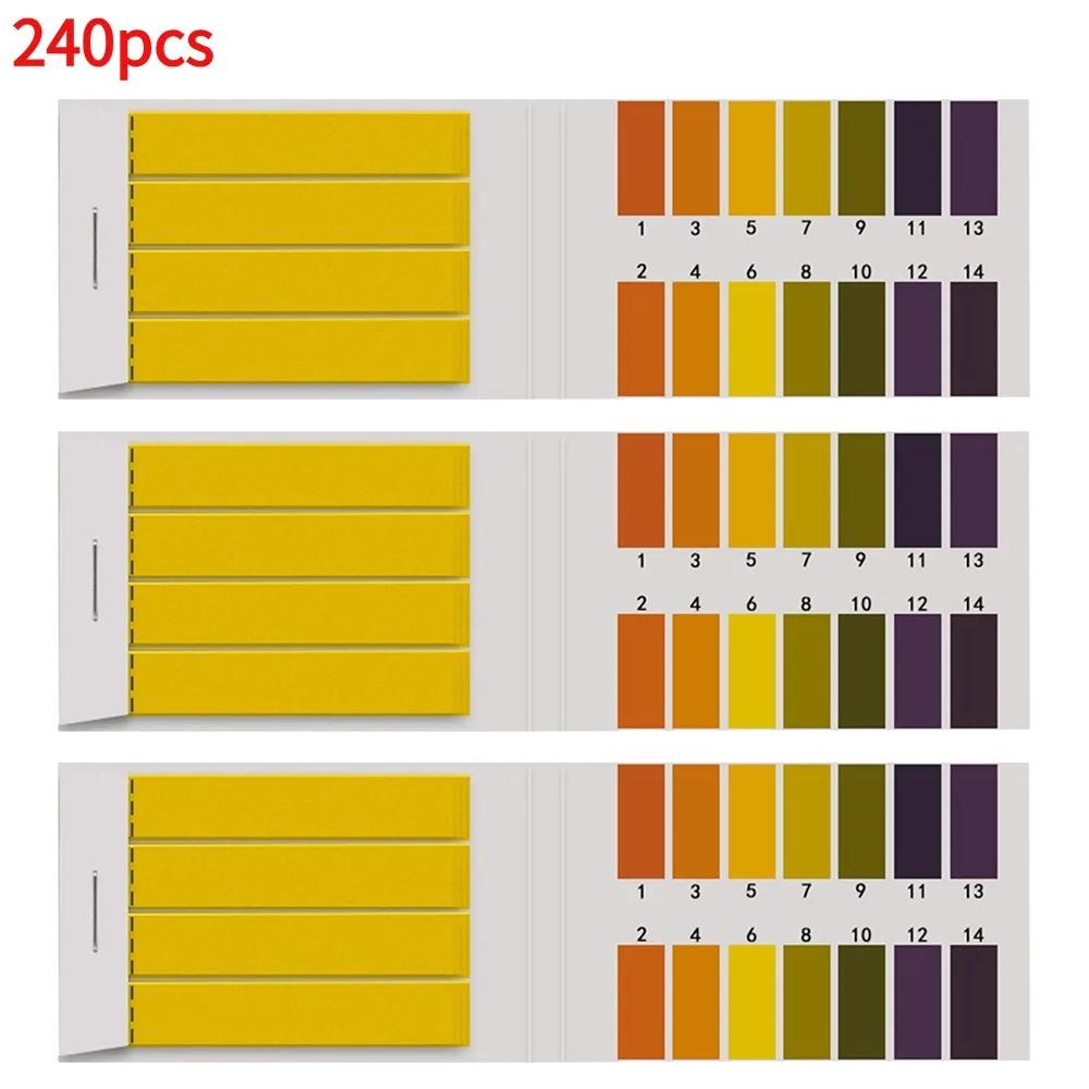 80-800Pcs Professional 1-14 PH Litmus Paper Ph Meter Indicator Test Strips Water Cosmetics Soil Acidity Testing Strips Measuring