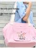 One-Shoulder Lightweight Canvas Crossbody Bag for Small Dog Outings