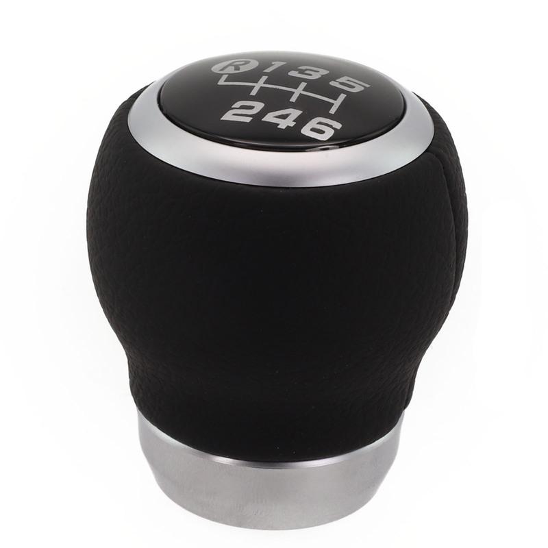 Vehicle Replacement Part Black Black Gear Shift Knob Plastic Gear Shift Knob Plastic Material Direct Replacement