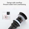3 In 1 Universal Kitchen Sink Drain Strainer & Bathroom Popup Stopper with Overflows Bathroom Accessories for Sinks