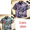 Fashion Dreamy Art Pattern Printing Shirt Hawaiian Beach Vacation Clothing Men's Street Style Shirt Daily Men's and Women's Shirt