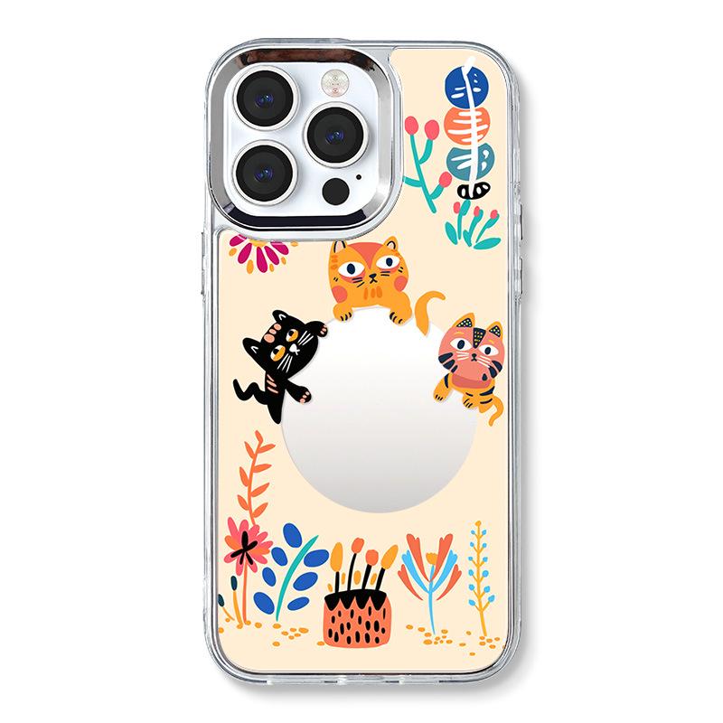 

Чехол Zhitai для iPhone 16 Pro: Совместимо с iPhone 14 Pro Max, Mirror 15 и поколениями 13/12/XS. iPhone 13