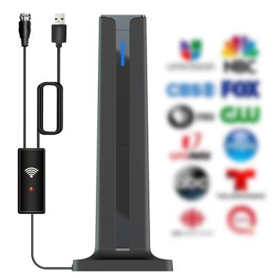 Indoor TV Antenna Clear HD-Compatible Channels Powerful Amplifier Signal Booster 420+ Miles Range Digital Antenna
