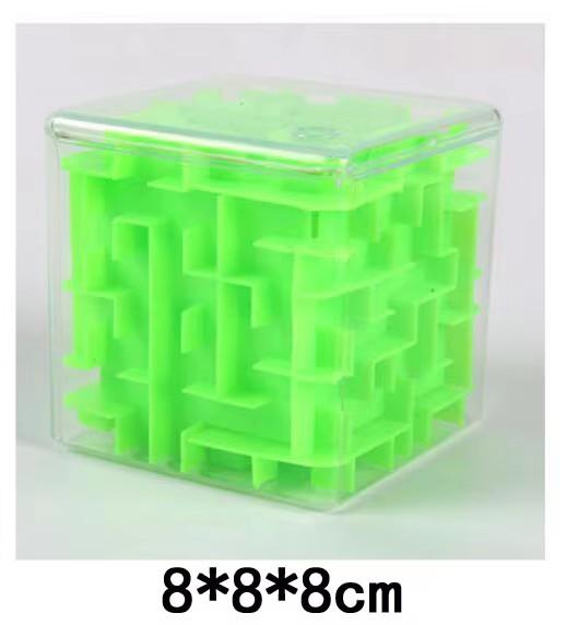 TOBEFU 3D Maze Magic Cube Transparent Six-sided Puzzle Speed Cube Rolling Ball Game Cubos Maze Toys for Children Educational