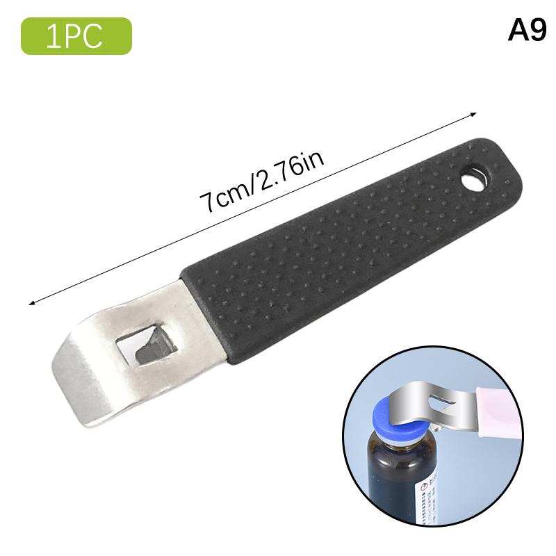 1/3pcs Portable Stainless Steel Oral Liquid Bottle Opener Nurse Tool Ampule Bottle Opener For Medicine & Beer Bottles