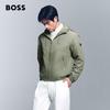 BOSS Men's Washable Poplin Hooded Jacket