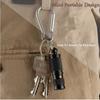 Portable Mini Emergency Keychain Light Aluminum Alloy LED Light Flashlight EDC Tool Outdoor Survival
