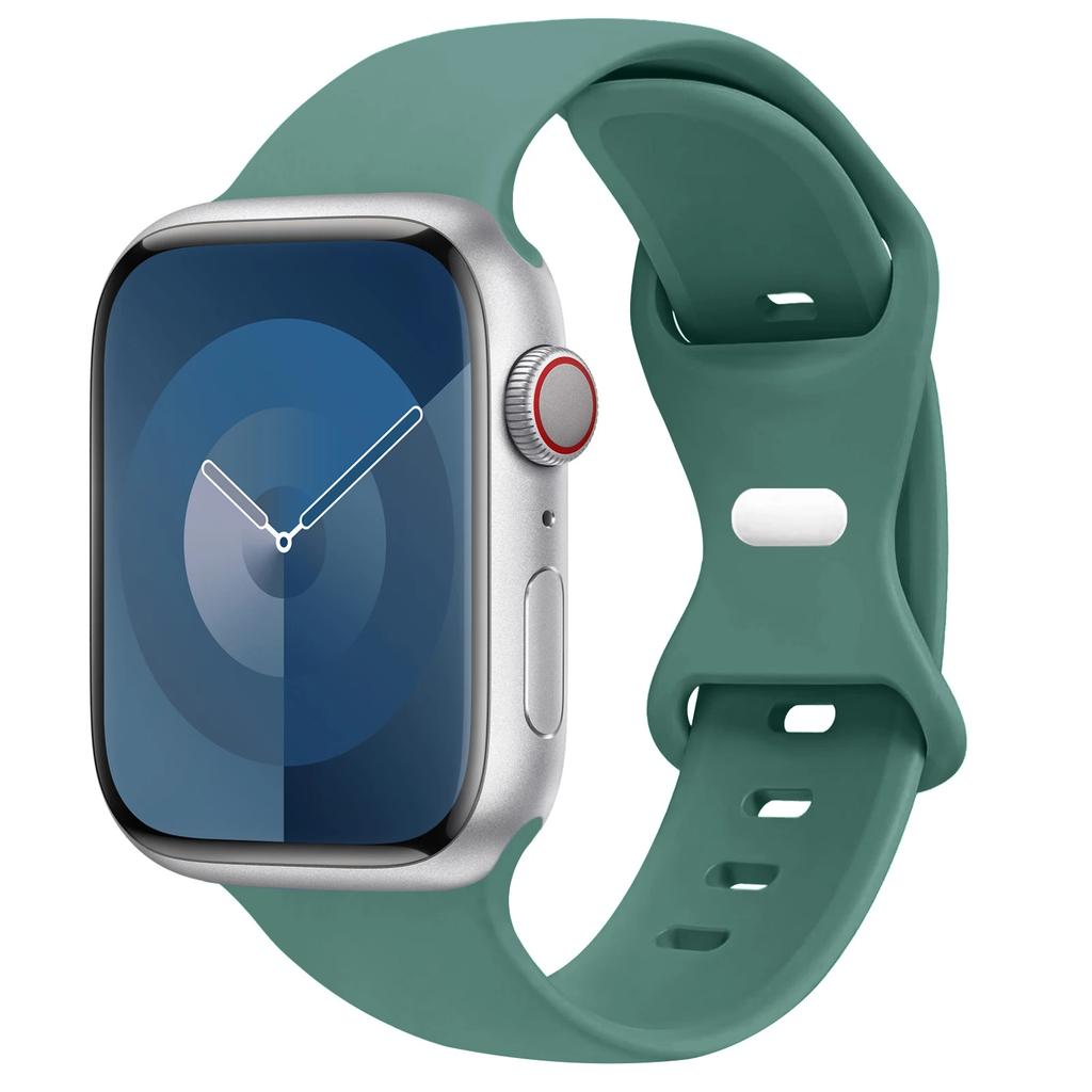 Silicone Strap For Apple Watch Band 44mm 45mm 41mm 40mm 49mm 42mm 38mm 46MM Sport Bracelet iWatch Series Ultra 2 SE 10 9 8 7 6 5