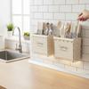 Wall Mounted Chopstick Storage Box Large Capacity Cutlery Drying Basket  Kitchen Spoon Organiser