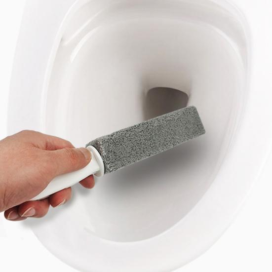 2 Stück Bimsstein Toilettenbürste Ergonomischer kurzer langer Griff Kratzfrei Nein